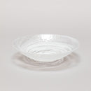 Tsugaru Vidro Glass Basin (white spiral)