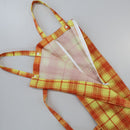 Ikenobo Original Flower Bag V Orange Plaid