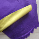 Purple/Gold Paper 10-sheet set