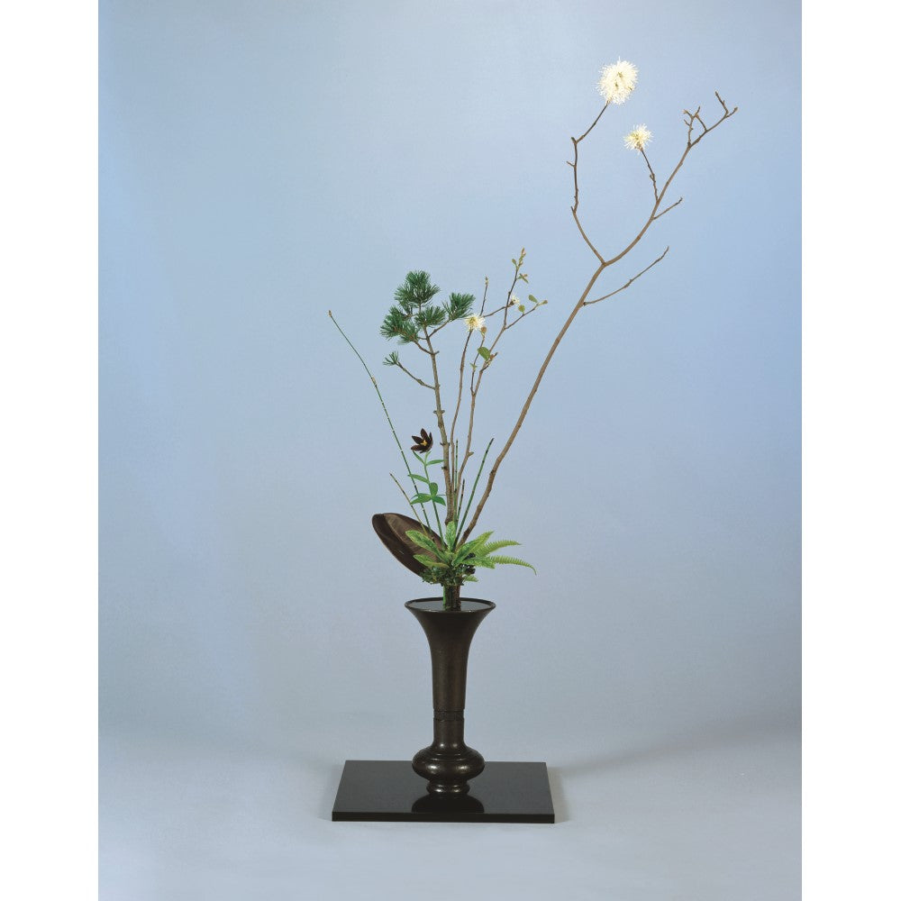 華道　池坊　唐銅　花器 いけばな 池坊 銅唐銅 花瓶 花器 銅器 華道具 - メルカリ