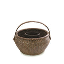 竹籠 No.4 柄付水盤籠