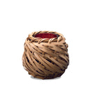 花篭 平竹紅葉 染