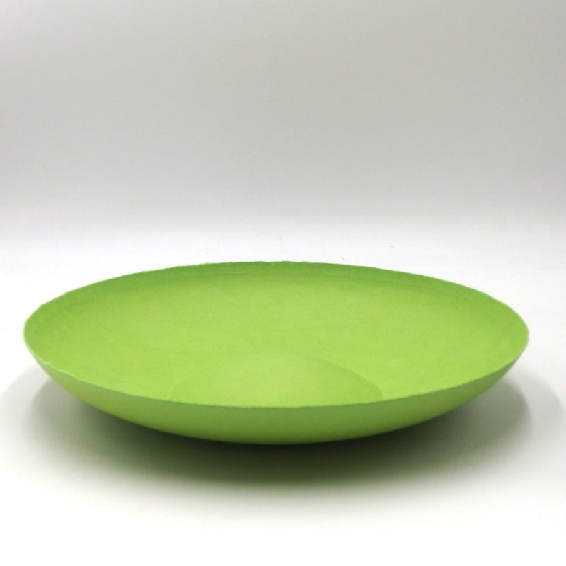 Paper Vase Round (L/yellow green)