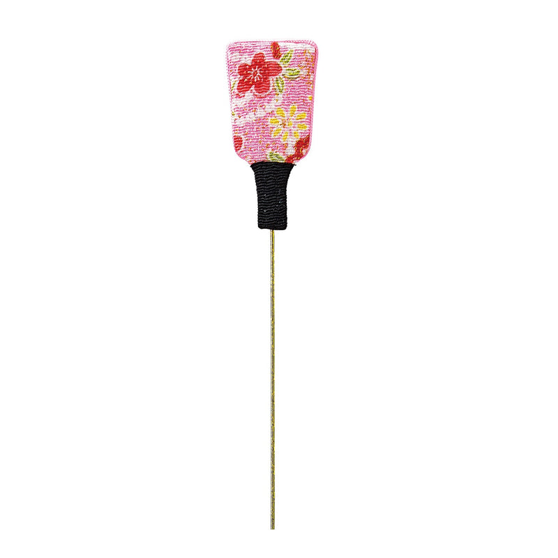 Chirimen Hagoita Pick (pink)