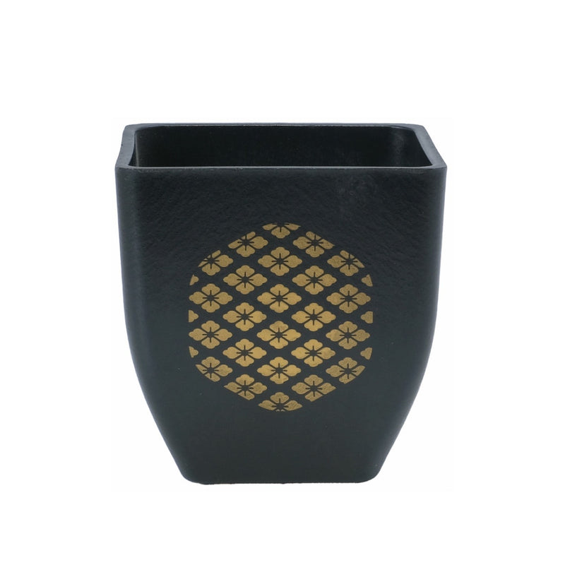 Plastic Vase; Eco Pot Square (black)