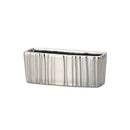 171-052-703 銀色長方形花器 (S)