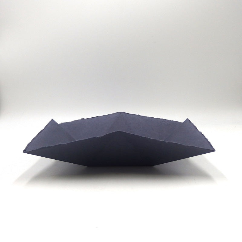 Paper Vase rectangle (L/navy blue)