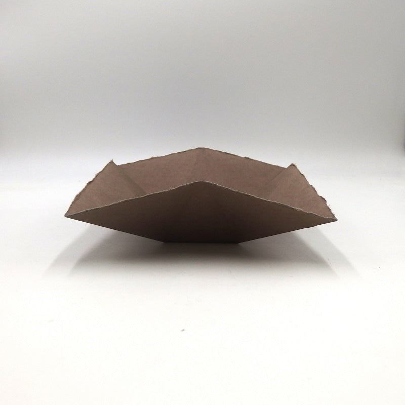 Paper Vase rectangle (L/brown)