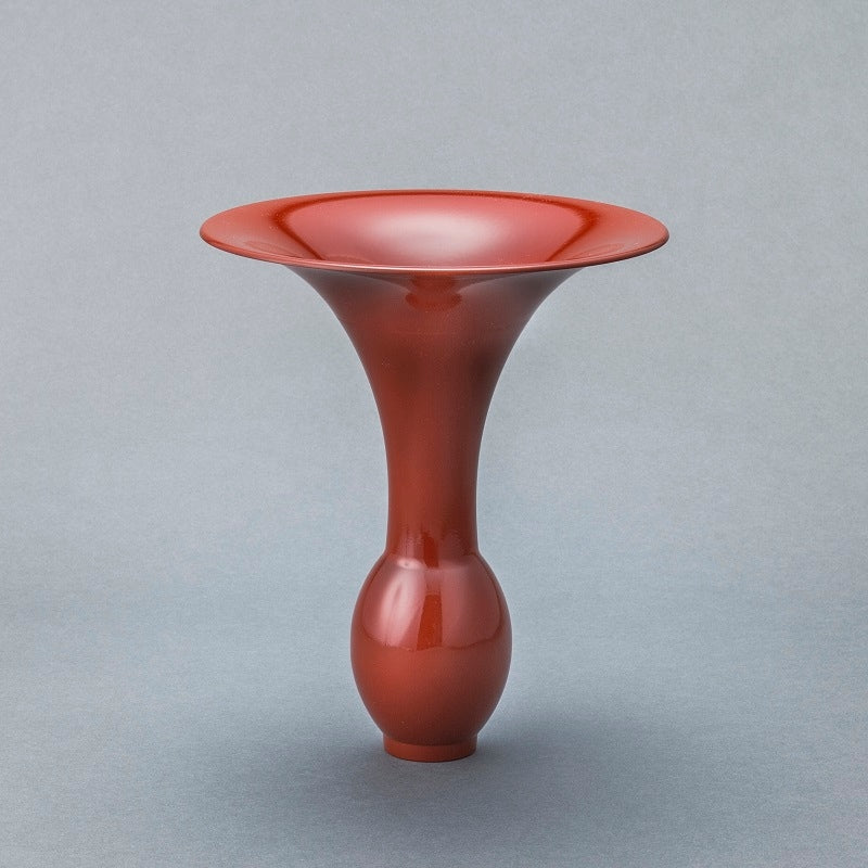 Acrylic Flower Vase CIEL (lacquer pattern red)