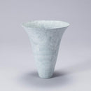 Acrylic Flower Vase ”La Mer” with kenzan holder plate (Gray)