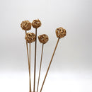 Natural Pick – Rattan Ball Gold (5pcs)