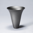 Acrylic Flower Vase ”La Mer” with kenzan holder plate (Chrome Silver)