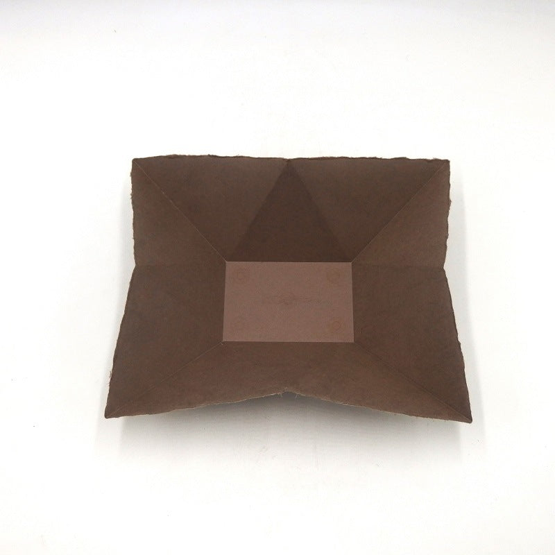 Paper Vase rectangle (L/brown)