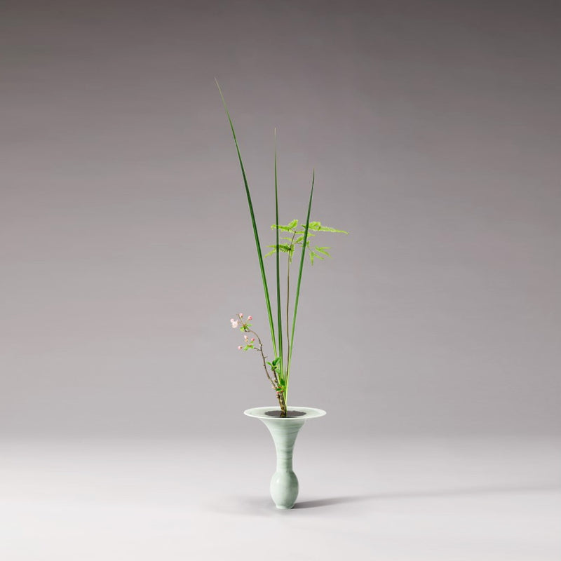 Acrylic Flower Vase CIEL (Marble green)