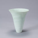 Acrylic Flower Vase ”La Mer” with kenzan holder plate (Marble Green)