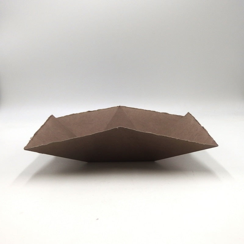 Paper Vase rectangle (L/brown)