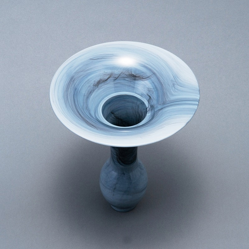 Acrylic Flower Vase CIEL (Marble gray)