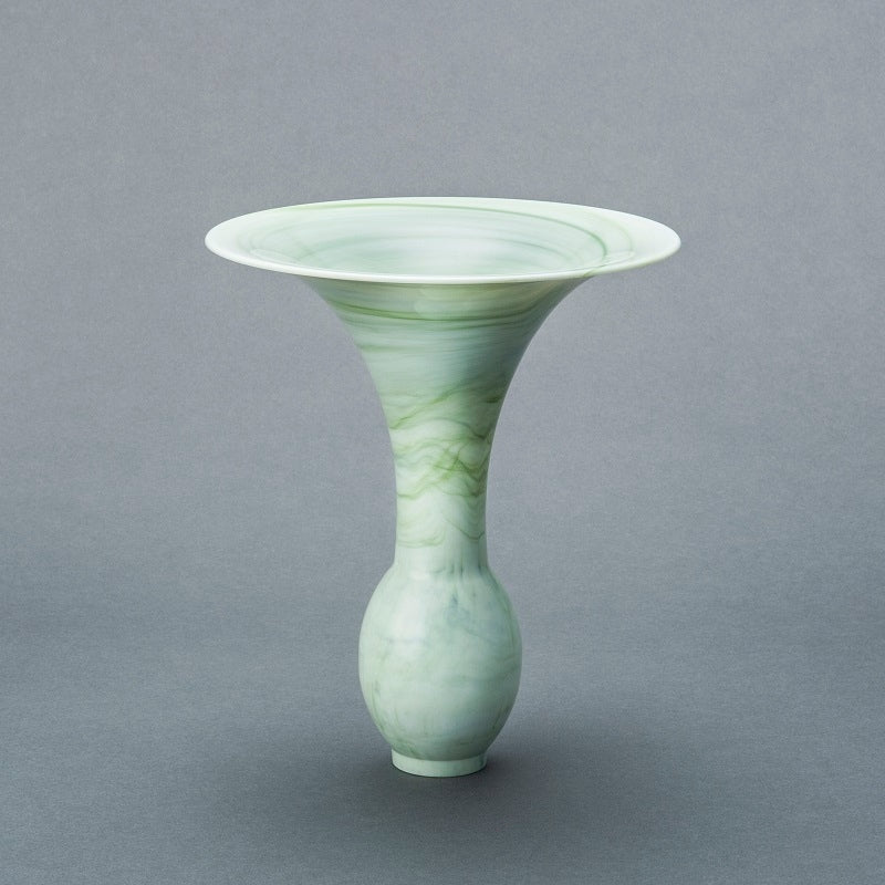 Acrylic Flower Vase CIEL (Marble green)