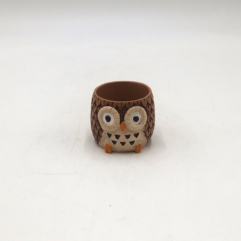 Character Pot (owl)