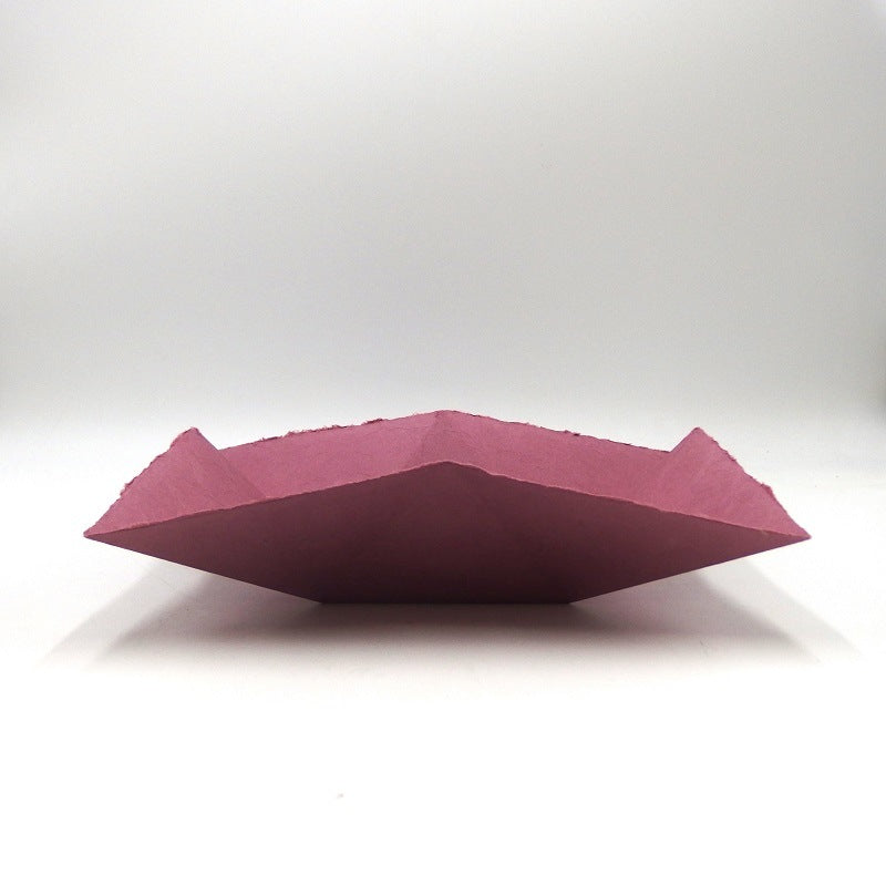 Paper Vase rectangle (L/wine)