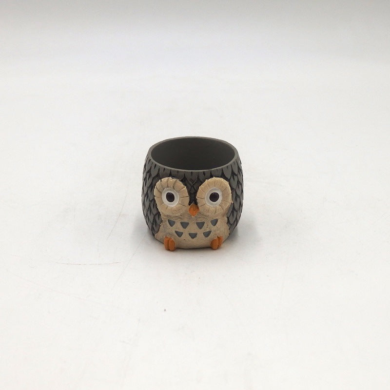 Character Pot (owl)