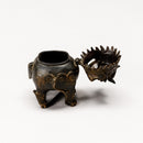 Lion bronze incense burner