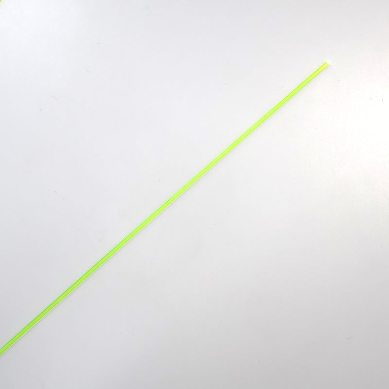 Acrylic Stick, Triangle, Yellow, 3mm