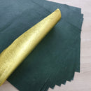 Green/Gold Paper 10-sheet set