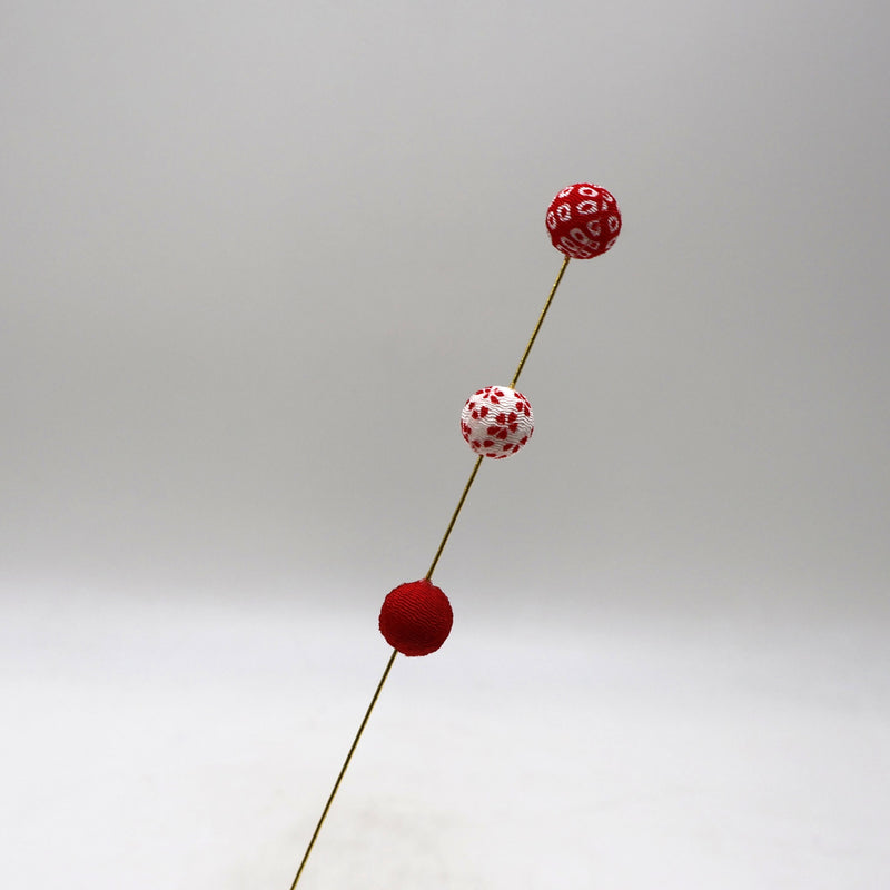 Chirimen Temari Pick - Purple (2pcs)