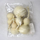 Mini Gourd – Off-White (Set of 5)