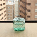 MADO Bud Vase – Ice Green / Swirl Pattern