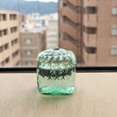 MADO Bud Vase – Ice Green / Diamond Pattern