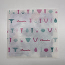 Ikenobo × Chiso Original Handkerchief – Peony Blue