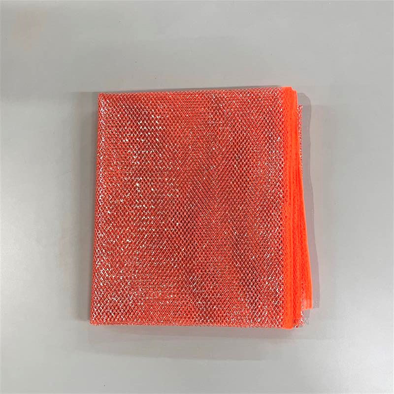 Shiny Mesh Cloth (Orange)