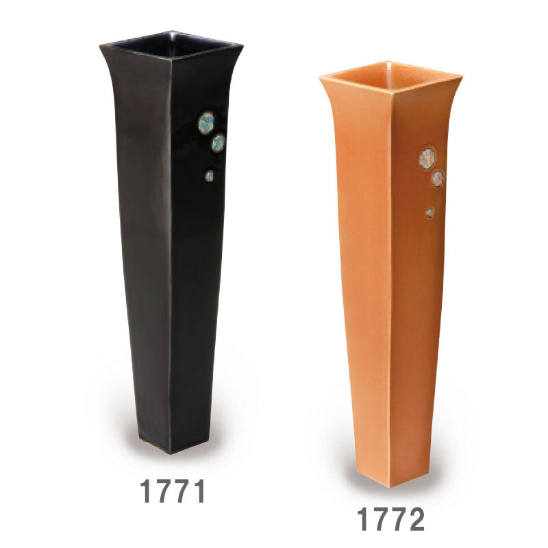 清水焼 1771/1772 (訂貨生產：此花瓶將在您訂購後兩個月發貨)