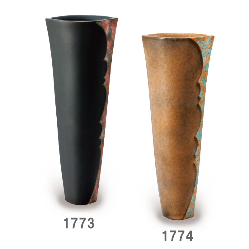 清水焼1773/1774　(訂貨生產：此花瓶將在您訂購後兩個月發貨)