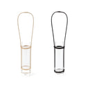 竹提把花器 (白/黑)