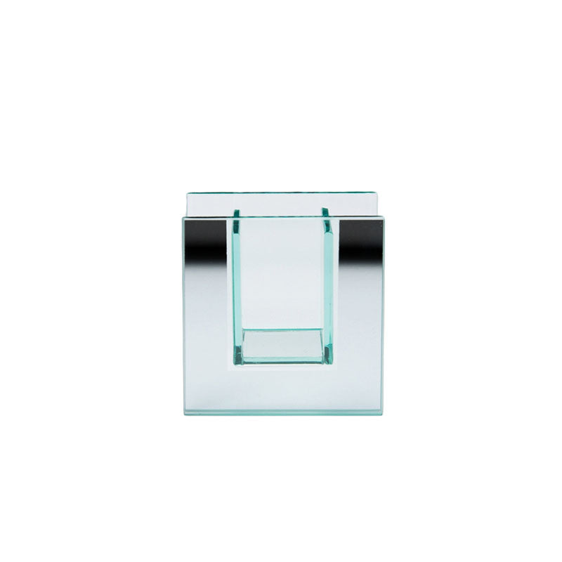 Glass Vase clap Square (Small)