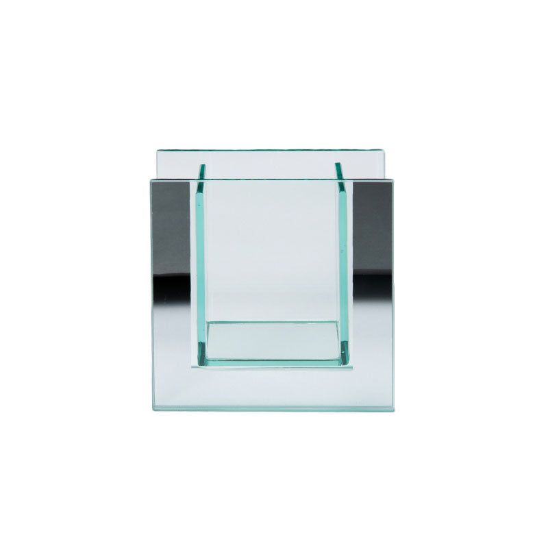 Glass Vase clap Square (Large)