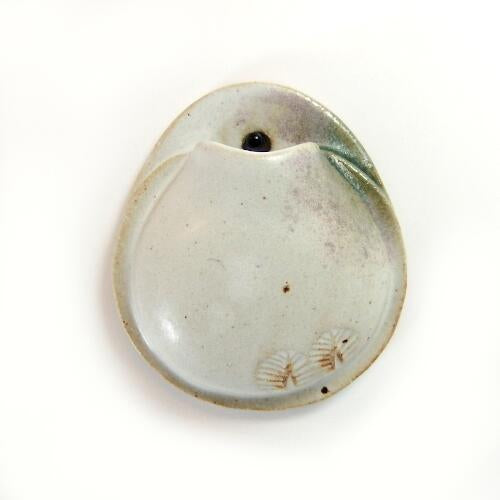 Pottery single-flower vase B (round)